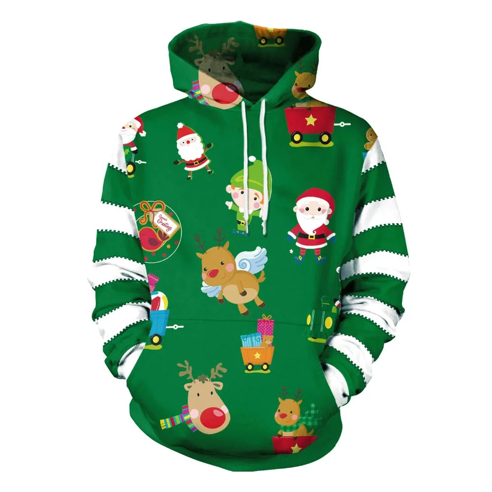 

Christmas costume Fashion Santasaurus/cat Carlton Sweatshirt Printed Merry Christmas Sweatshirt Women/men Harajuku 3d Sweatshirt