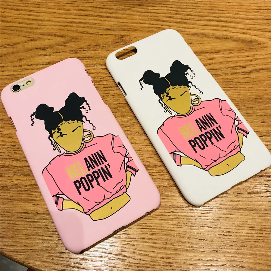 2 BUNZ меланина попсовое ABA принты чехол для телефона iPhone 5 5S SE 6 S плюс 7 Plus 3D женский