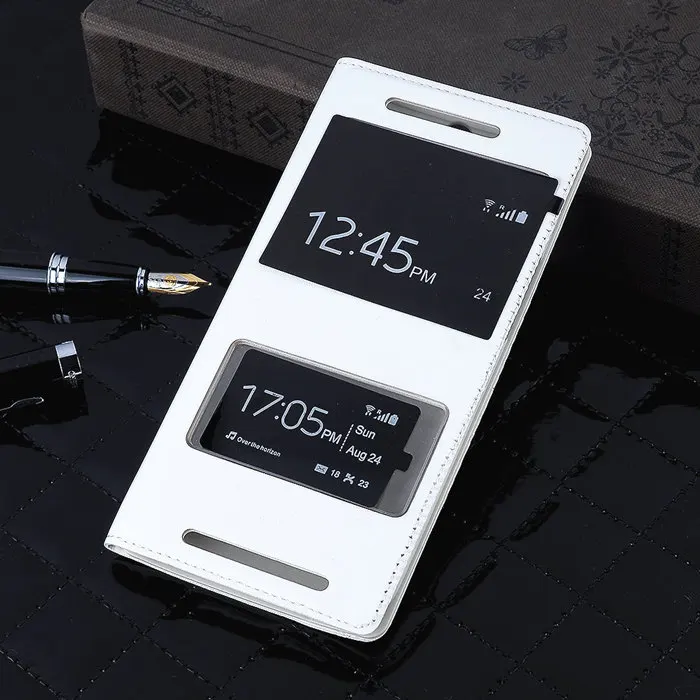 Новинка 2015 высококачественный роскошный чехол из ПУ кожи для HTC One M8 M 8 умный