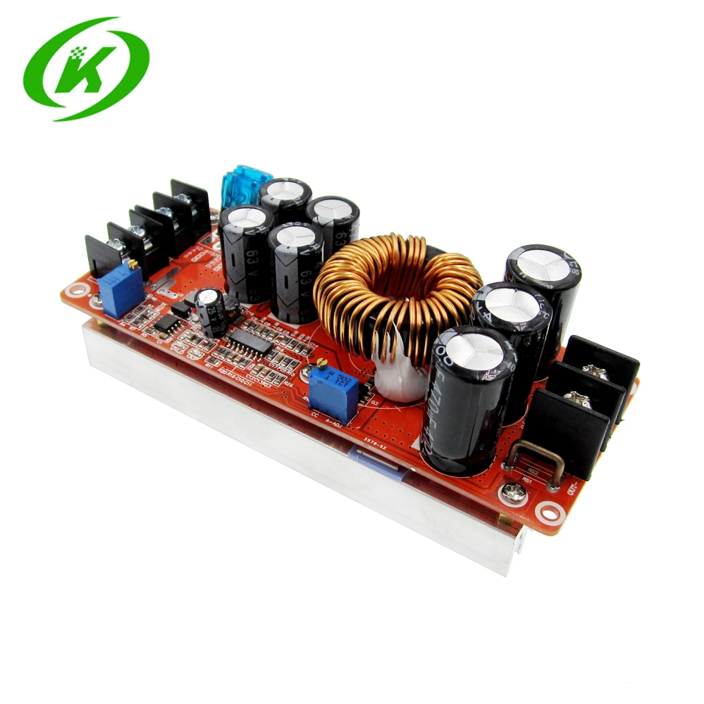 

DC 20A 1200W Step-Up Boost Constant Current Module Variable Voltage Power Supply IN 8-60V Step Up Module Top Quality