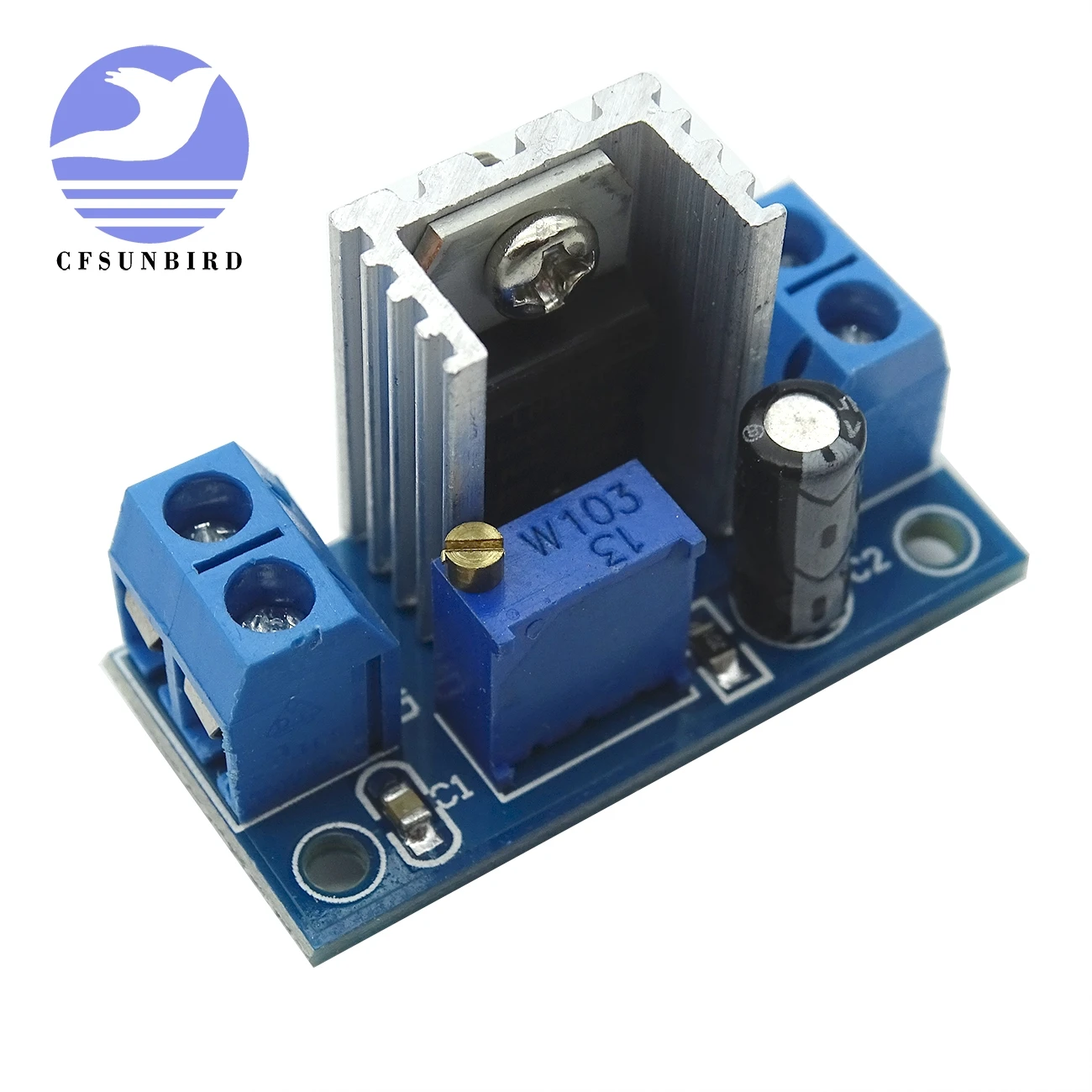 1 шт. LM317 LM317T DC step down преобразователь печатная плата модуль питания|power module|dc-dc