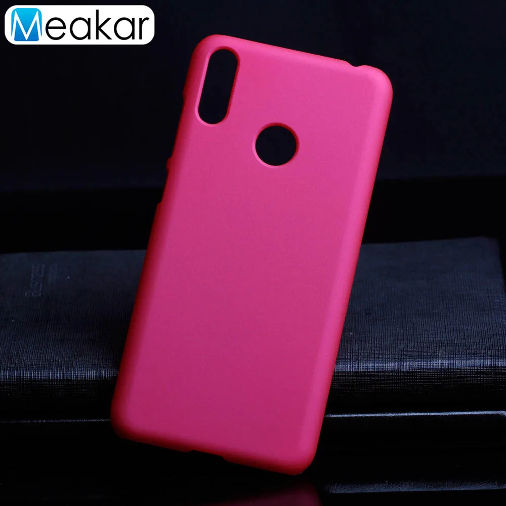 Матовая Пластик Coque 6.26For huawei Y7 чехол для huawei Y7 Prime DUB-LX1 DUB-LX3 телефона чехол-лента на заднюю панель - Цвет: Rose Red