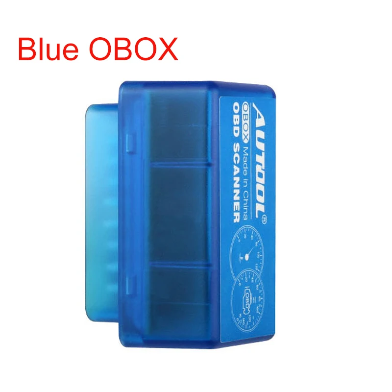 Blue Bluetooth AUTOOL elm327 V1.5 wifi Bluetooth Авто OBD 2 II Eml327 Obd Автомобильный сканер для автомобильного считывателя кодов Pic18f25k80 диагностические инструменты - Цвет: Blue Bluetooth