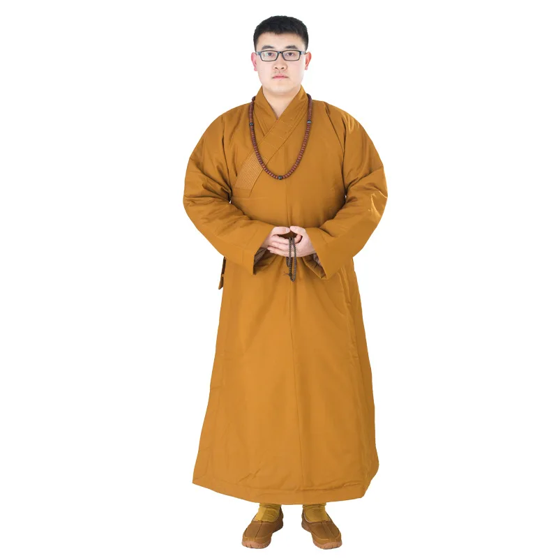 китайские платья шаолинь национальные монах буддийская одежда mens chinese robes buddhist