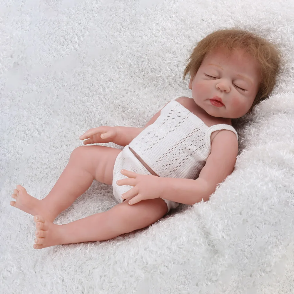 NPKDOLL Reborn Baby 18 дюймов полностью виниловые реалистичные поддельные младенческие