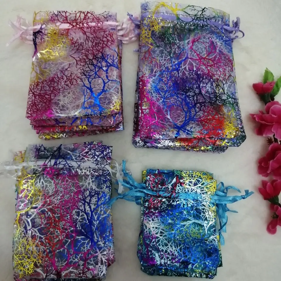 Сумки из органзы 100 шт. 20x30 см подарочные сумки для ювелирных изделий
