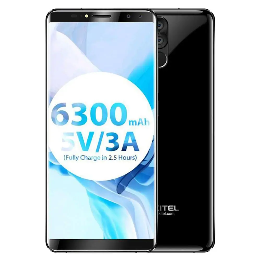 Oukitel K6 5 99 дюймов 6300 мАч батарея Лицо ID 6 ГБ + 64 Гб М восьмиядерный смартфон 4G
