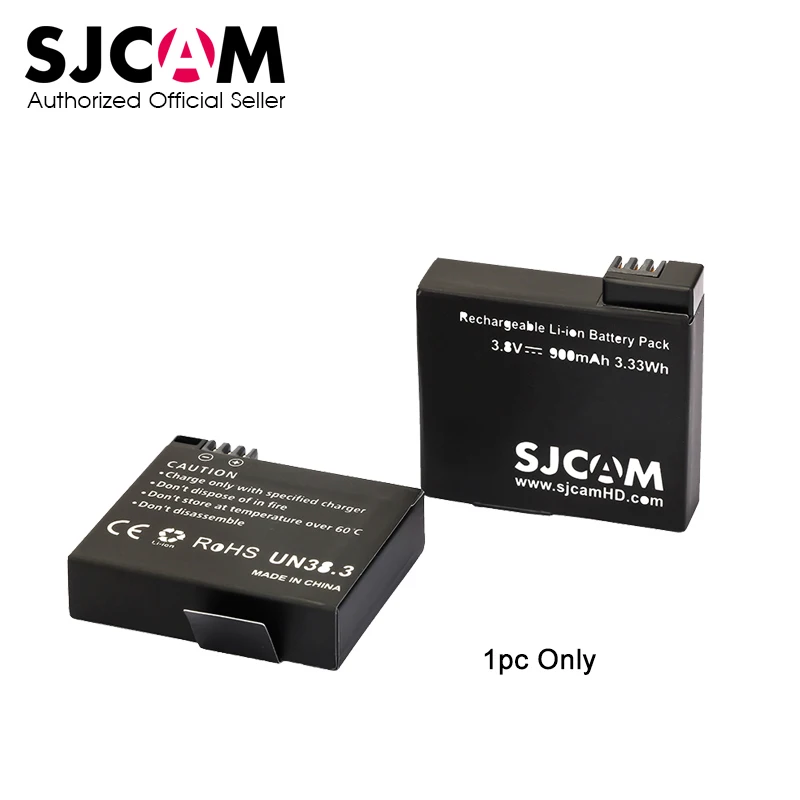 Аккумулятор SJCAM M20 900 мАч дополнительный запасной аккумулятор для экшн камеры