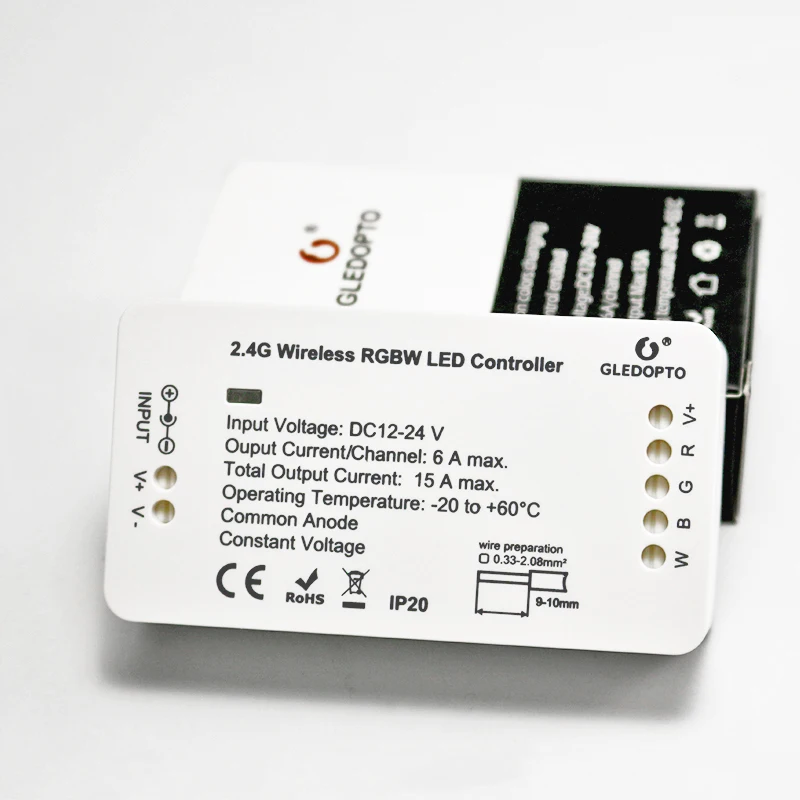 Gledopto 1ID/2ID rgb + cct светодиодный контроллер ZIGBEE ZLL DC12 24V полосы света rgbw/cw работает whit