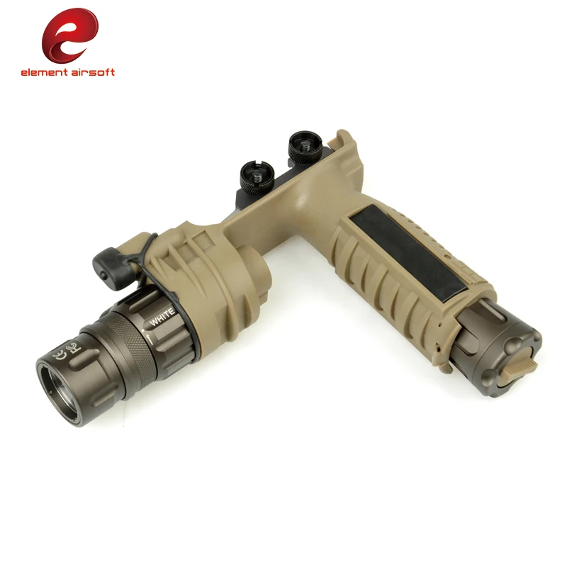 Коричневый Элемент страйкбол Surefir SF фонарик M900V вертикальный FOREGRIP WEAPONLIGHT(с надписью) NE03004 - Цвет: Коричневый