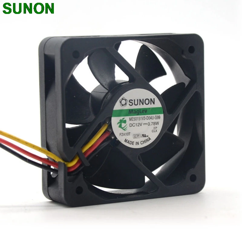 SUNON ME50151V3 D04U G99 5015 12V 0 78 W 3P тихий вентилятор с низким уровнем шума|fans flashing|fan pipefan sink |