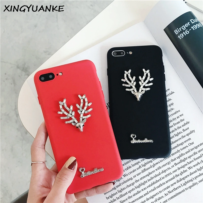XINGYUANKE Роскошные Алмаз голова оленя чехол для huawei Honor V9 с сияющими блестками