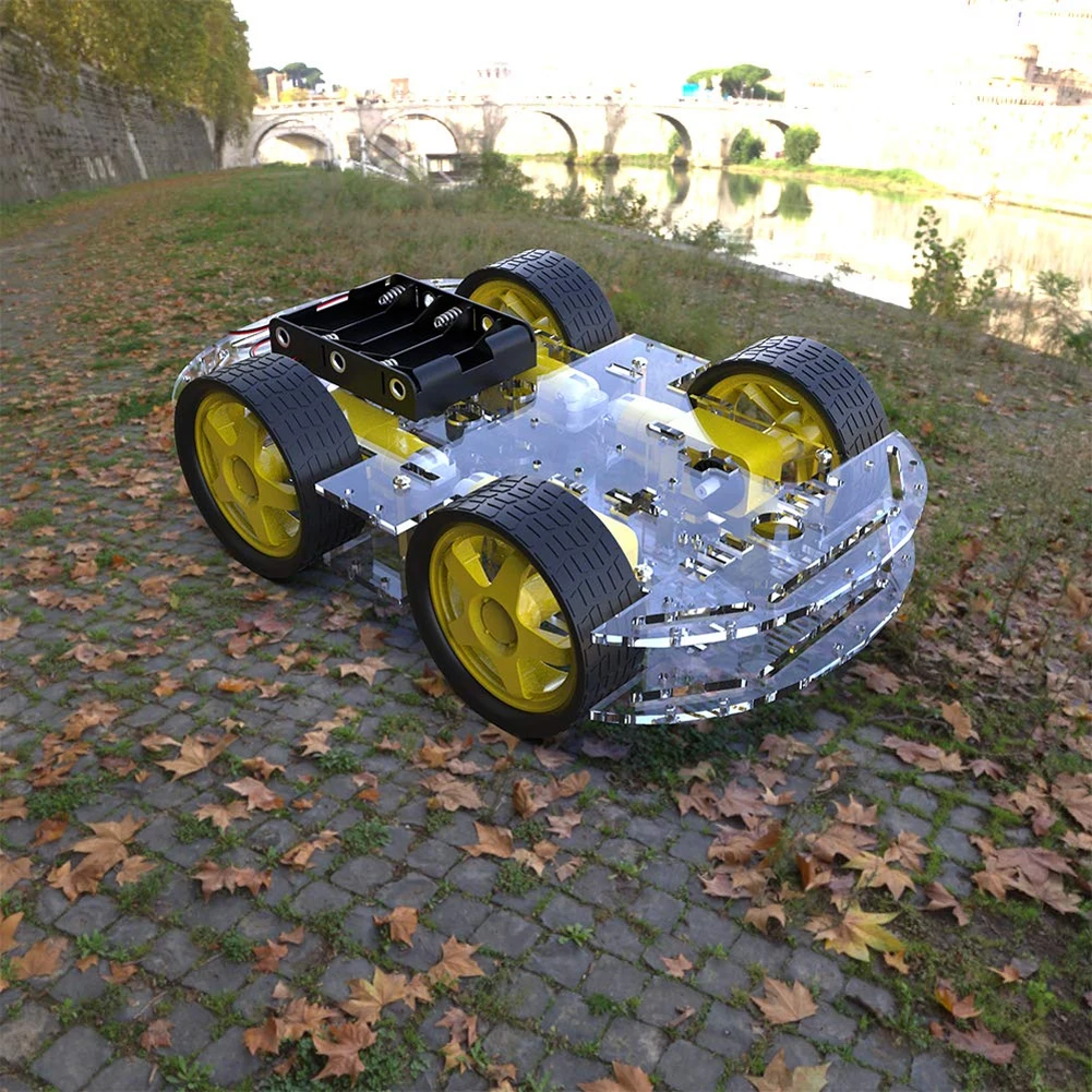 4 колеса шасси наборы запасных частей механическая структура легко установить