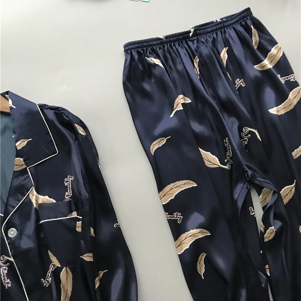 Пижама Мужская пижамный комплект из 2 предметов на весну и лето 2019 | одежда