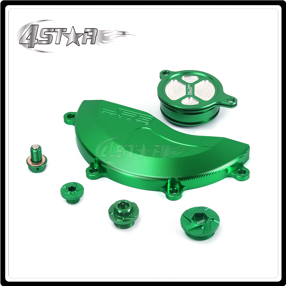 Мотоциклетный зеленый ЧПУ Алюминиевый винт с таймером крышка двигателя масляный