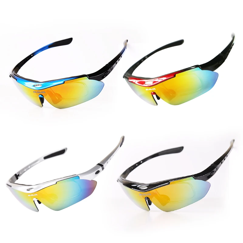 Солнцезащитные очки для езды на велосипеде SAVA 5 линз Поляризованные с защитой от