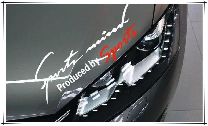 Популярные автомобильные аксессуары спортивные наклейки для Volkswagen vw POLO Tiguan Passat