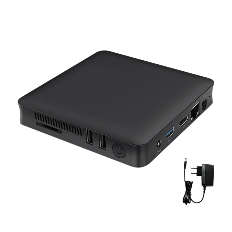Мини ПК Intel Atom Z8350 1,92 ГГц 2 Гб ОЗУ 32 Гб ПЗУ Windows 10 Bluetooth 4,0 4K 5,8 ггц Wifi 1000 м Lan Win10 Smart Tv Box