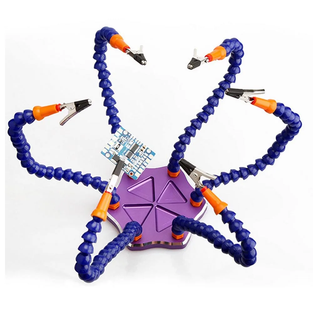 Паяльная станция с шестью рукоятками инструмент usb вентиляторами гибкий для FPV