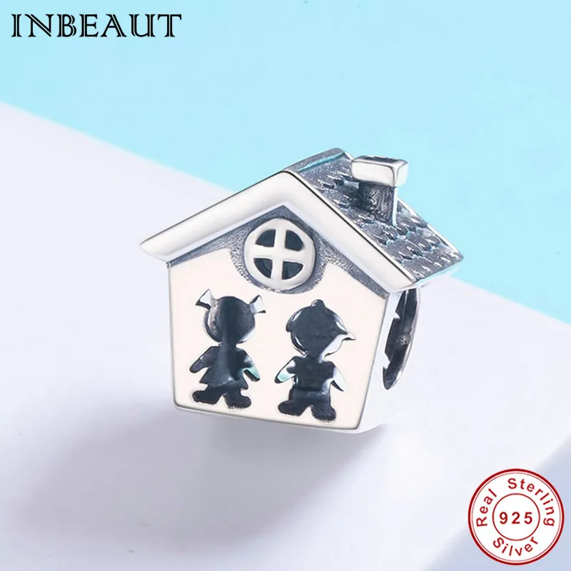 Шарм для мальчиков и девочек из серебра браслет в европейском стиле пробы 925 |