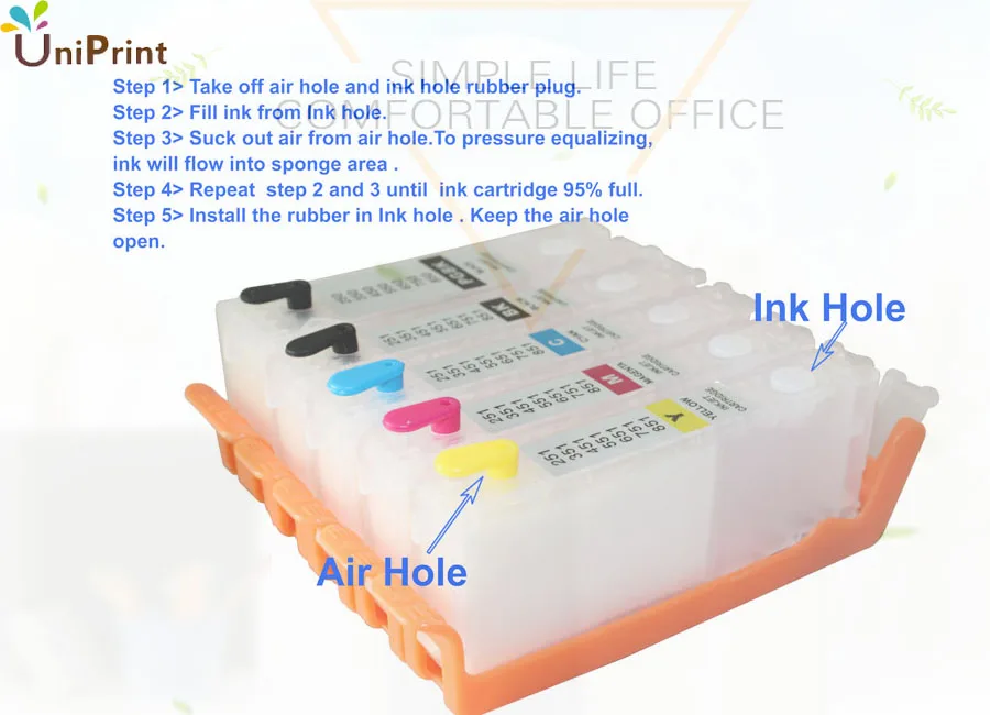 6 шт. картриджи для принтера canon MG7750 MG7751 MG7752 MG7753|ink cartridge|ink cartridge for canoncartridge |