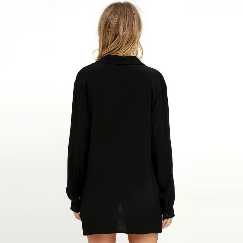 Женская блузка HDY Haoduoyi с длинным рукавом на шнурках|women fashion shirt|women shirtsautumn shirt |