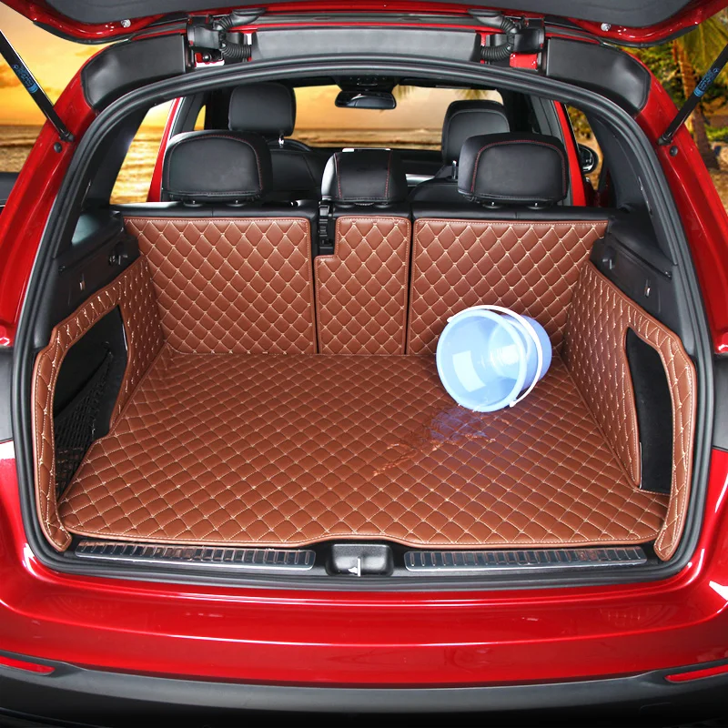 

CHOWTOTO Custom Special Car Trunk Mats For Land Rover Range Rover Evoque Easy To Clean Waterproof Boot Carpets Lagguge Pad