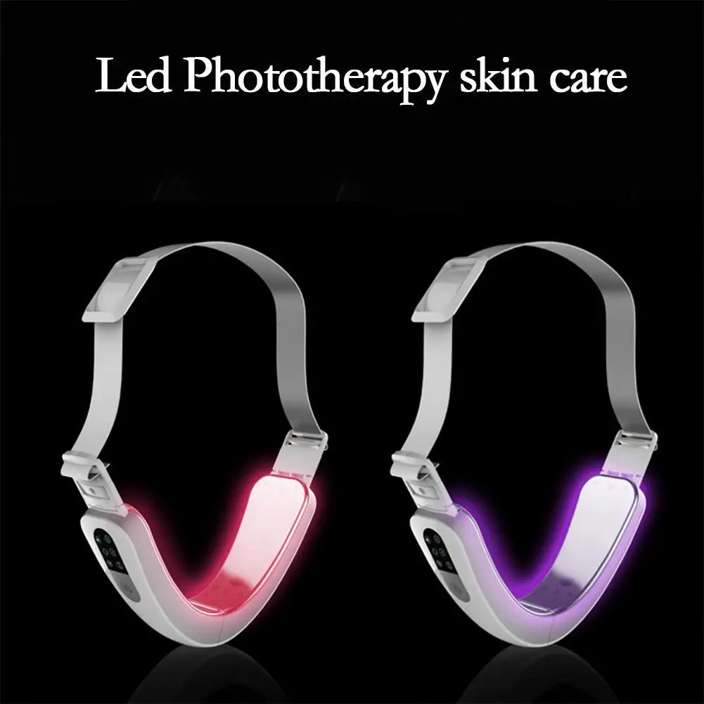 Электрический инструмент для подтяжки лица V тонкий массажа красный светло