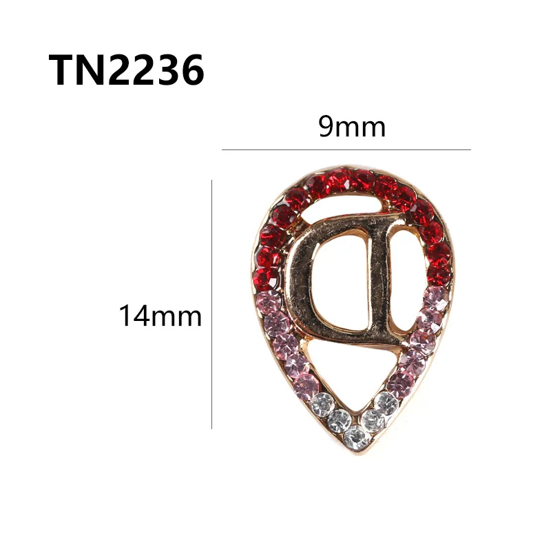 10 шт./лот украшения для ногтей золотые капли воды Смешанные Буквы дизайн модные