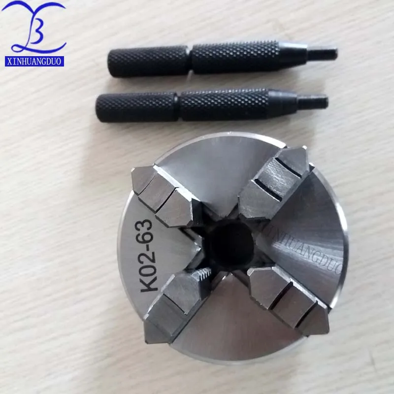 K02-63 K02 63 мм 4 кулачковый токарный мини-патрон ручной самоцентрирующийся токарный патрон M14 для ЧПУ бусин Будды