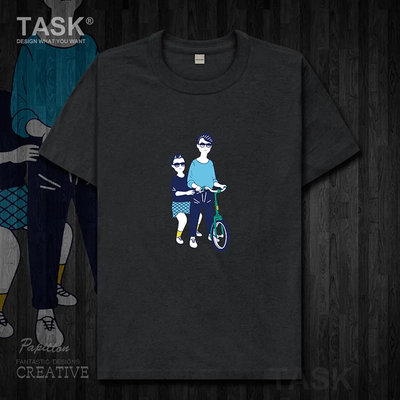 

Men T-Shirt Japanese couple everyday lovely funny print Short sleeve clothes cotton Tees fashion Streetwear Harajuku top 02 0002