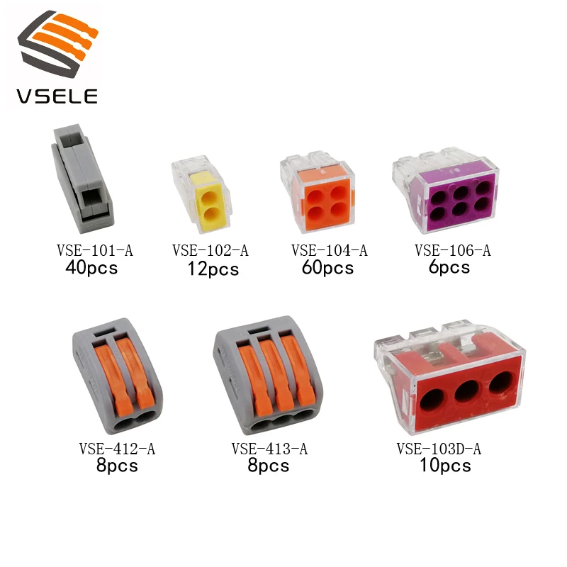 144 шт./кор. 4-комнатные-набор Быстрый Разъем набор смешанных моделей универсальный