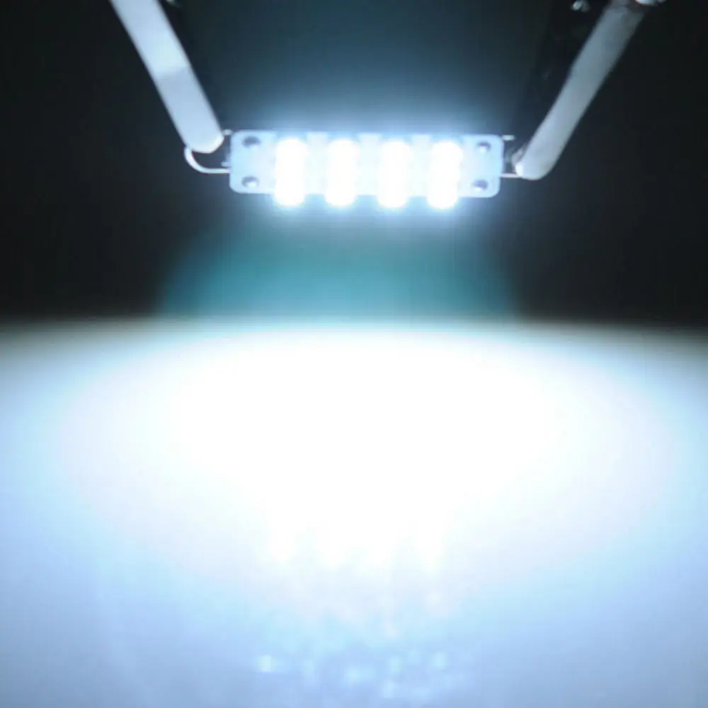 EE support 2 шт. 44 мм 12 SMD жесткая петля белая фестон светодиодный светильник лампы