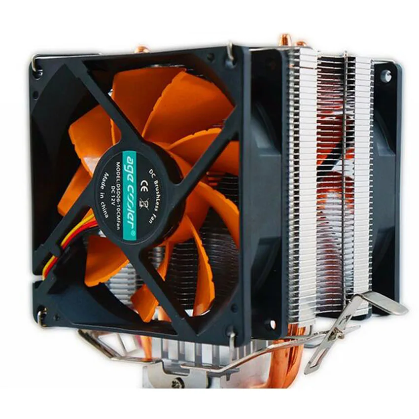 Новый GL7 2 8 см вентилятор тепловые трубки башня боковой выдувки Intel LGA775/1155/1156 AM2/AM2