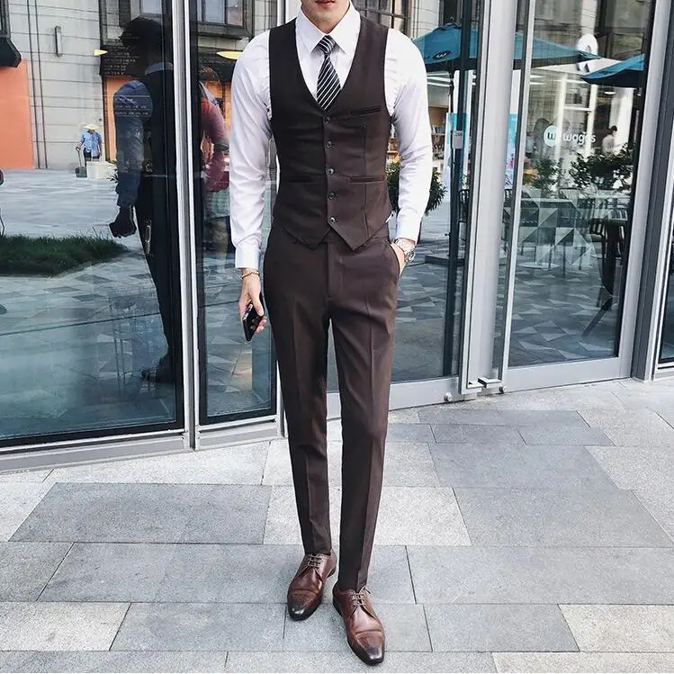 Роскошные мужские свадебные костюмы женский костюм Slim Fit Мужские брендовый