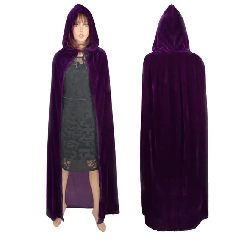 Плащ ведьмы для взрослых мужчин и женщин маскарадная накидка волшебника