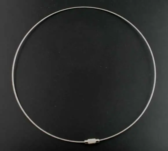 Doreenbeads розница 10 шт. серый 18 дюймов колье застежка жевательная резинка | Украшения