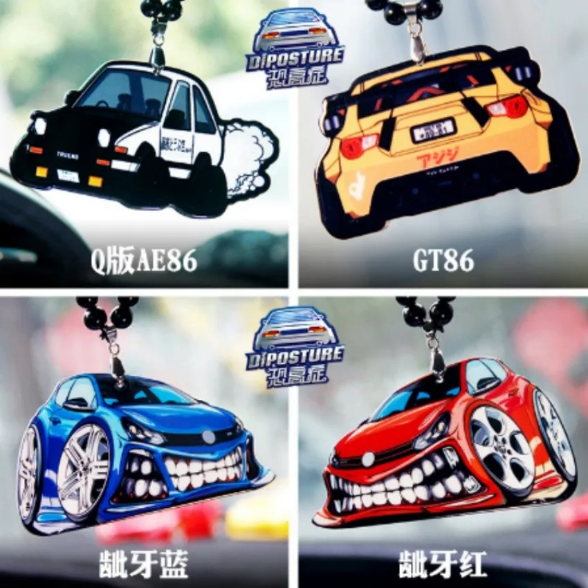 Очень крутая Модель автомобиля украшения evo модная подвеска Гонки со струной