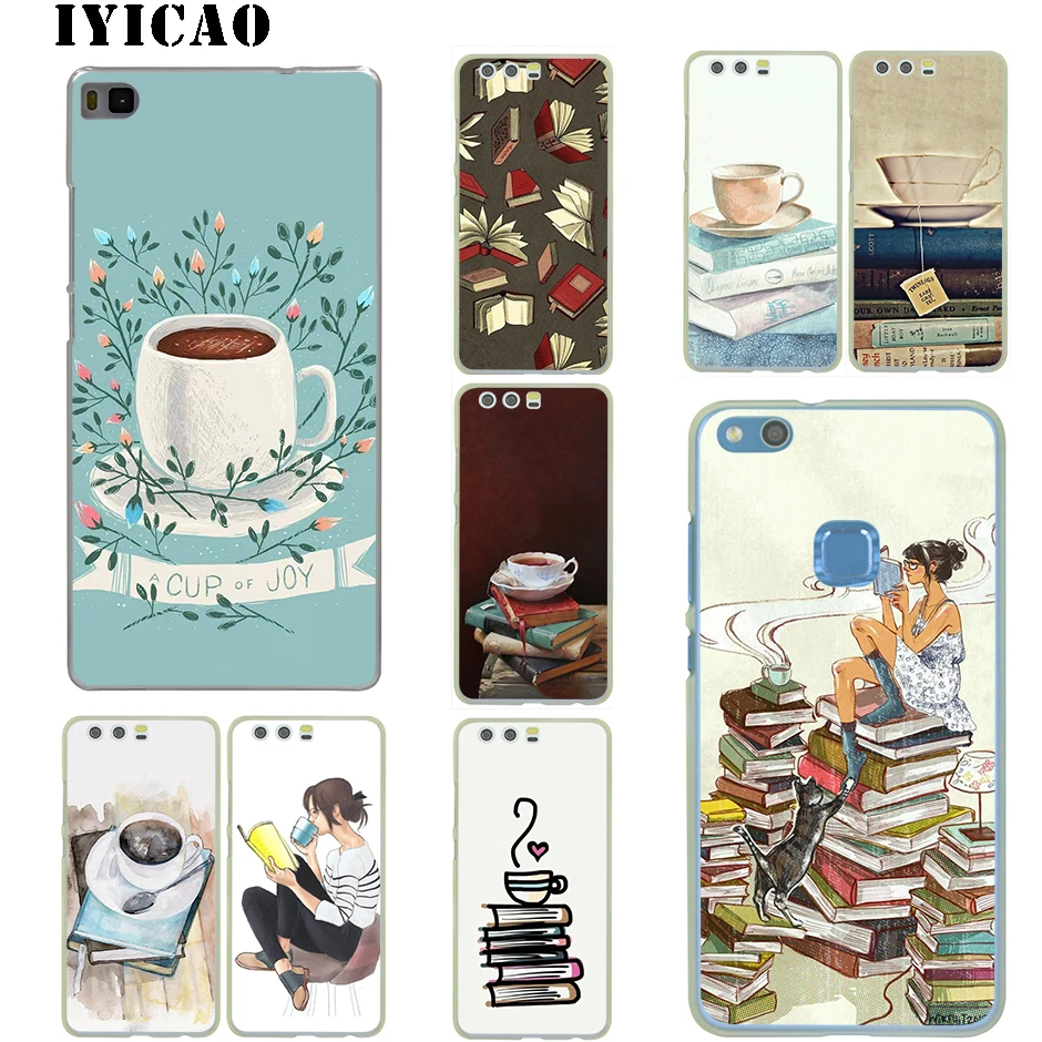 First coffee bookHard for Huawei P30 P20 P9 P10 Plus Pro P Smart Z Lite 2019 Nova 2i 3i 4 5i | Мобильные телефоны и
