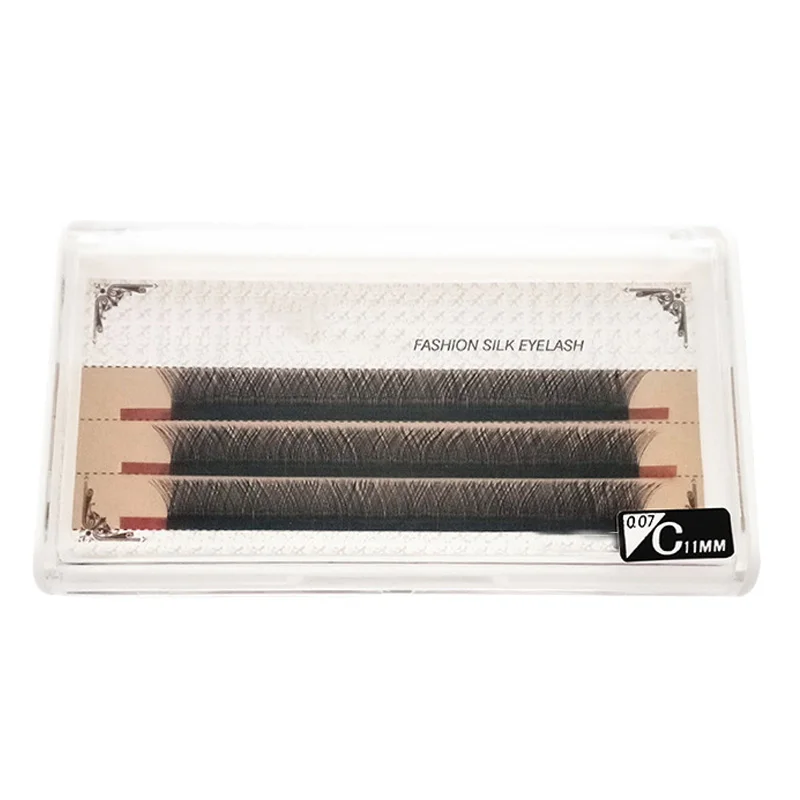 

New Y-shaped Flowering 0.07mm Thickness Manual Grafting Eyelashes 3 Rows/Set Natural False Eyelashes Extension Big Eye Tools