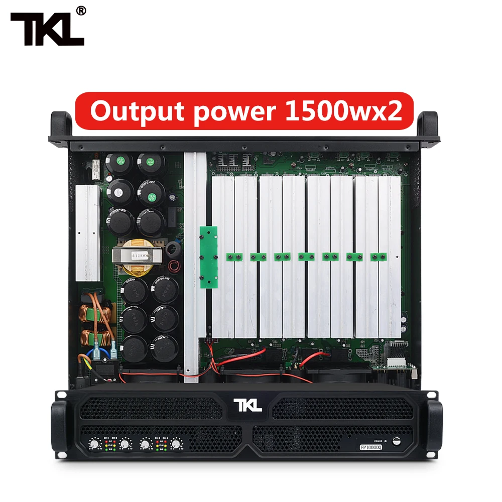 TKL PH2 усилитель мощности 2 канала 1300 Вт x2 Профессиональный сабвуфер питания сцены