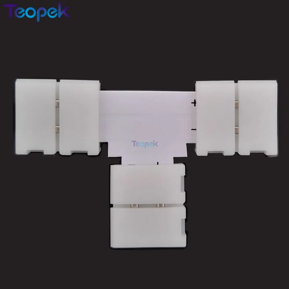 10 шт. 10 мм 2 PIN L T X shape Быстрый разветвитель PCB разъем для 10 мм PCB 5050 5630 5730 одноцветная Светодиодная лента без пайки