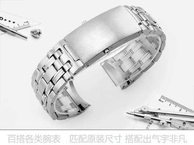 Ремешок из нержавеющей стали для часов Omega Seamaster, ремешок для часов, брендовый браслет, ремешок для часов, складная Пряжка, 20 мм, 22 мм, серебро