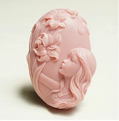 Oval Shape Soap Mold Craft Fairy Angel 3d silicone soap molds DIY flower mould | Дом и сад