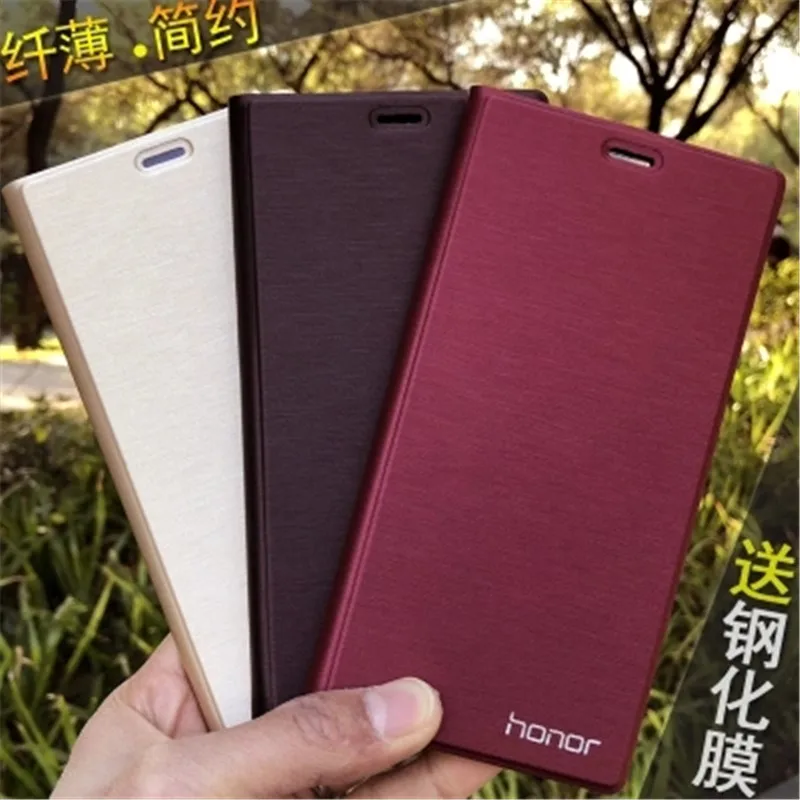 For Huawei Honor 7X Case Luxury Slim Flip Leather 7 X Cover Bag with Card Holder Pocket &amp Hard PC | Мобильные телефоны и