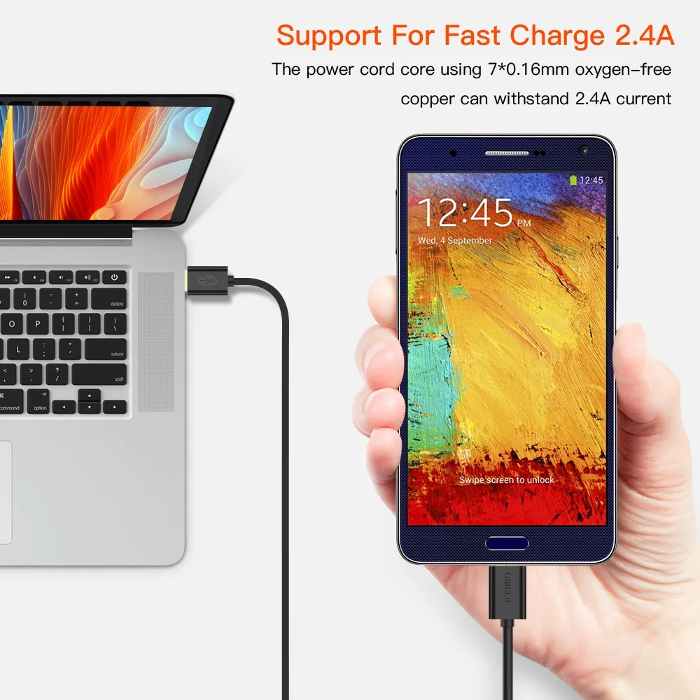 Супер Скоростной USB 3 0 к Micro B кабель передачи данных USB3.0(5 Гбит/с) Быстрый зарядный