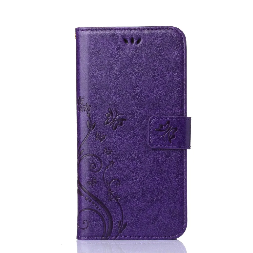 Высокое качество бабочка кожаный чехол портмоне с откидной крышкой в стиле