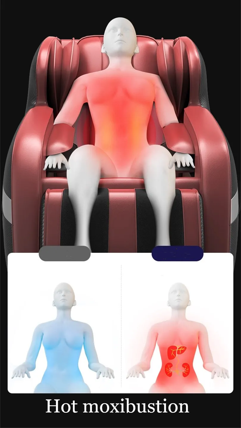 Автоматический массажный стул с нулевой гравитацией для всего тела