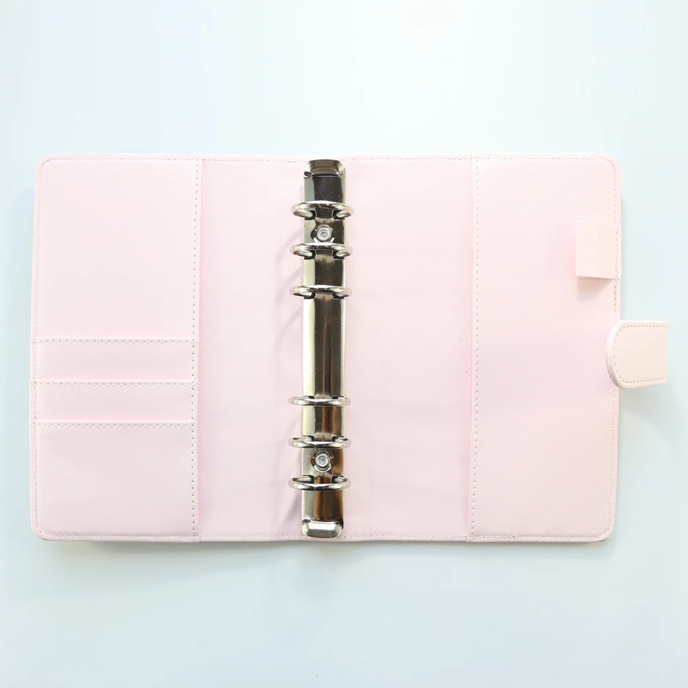 Милый мультяшный кожаный школьный блокнот Domikee с пером и фламинго канцелярские