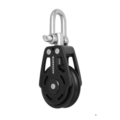 Sailboat Hardware 60 mm 2.4 Inch Aluminum Single Swivel Block Max 1000kg 2670